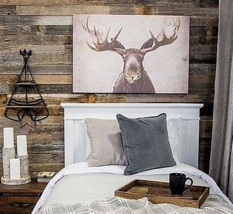 Large Moose Canvas Wall Decor Urban Farmhouse Cabin Woods Theme New