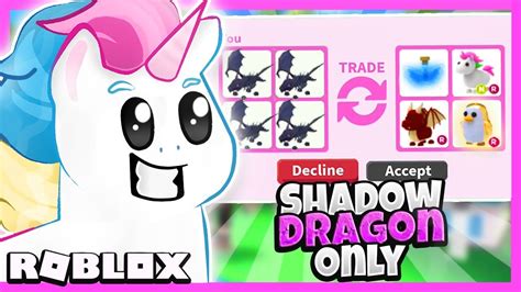 Matt Finish Roblox Adopt Me Shadow Dragon Sticker Asyik Accessories Patches
