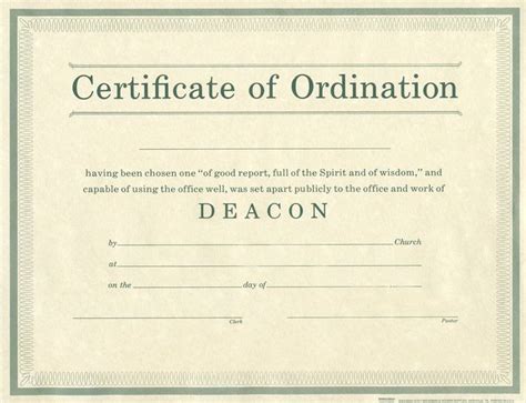 Free Printable Deacon Ordination Certificate Printable Word Searches