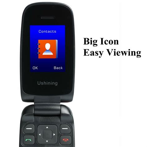 Ushining T Mobile Flip Phone 3g Big Icon Gsm Unlocked Flip Phone Ebay