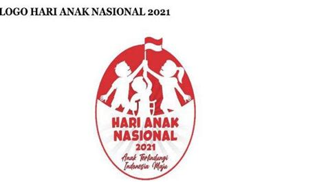 Tema Dan Logo Resmi Peringatan Hari Anak Nasional Han 2021 Ini