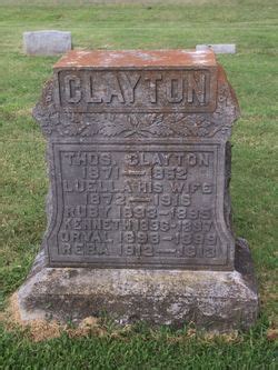 Thomas Sheppard Shep Clayton M Morial Find A Grave