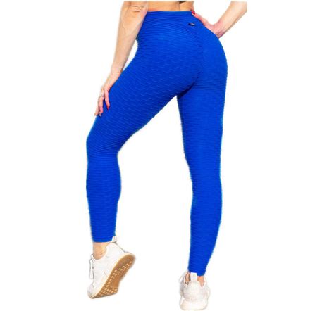 2022 brazilian honeycomb scrunch booty leggings tights yoga pants blue shop today get it