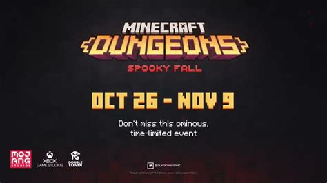 Minecraft Dungeons Spooky Fall 2022 Youtube