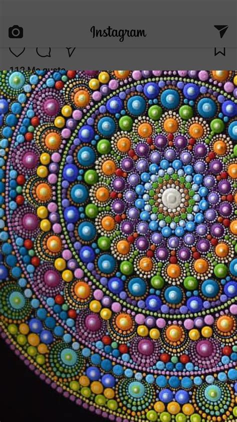 Handpainted Rainbow Dot Mandala Painting Wall Art On Etsy Nederland