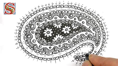 How To Draw Paisley Designs