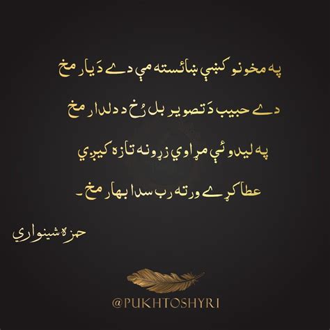 Hamza Shinwari Poetry Love Poem For Her Pashto Quotes Poetry Lines