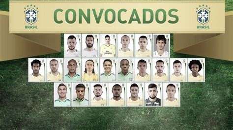 Tite divulga relação de 23 convocados para a copa do mundo da rússia. Dunga convoca Seleção para Copa América com surpresas e ...