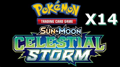 Pokemon Celestial Storm Booster Pack Opening 14 Packs Youtube