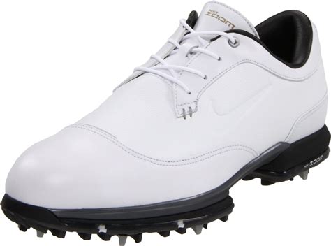 Nike Golf Mens Tour Premium Golf Shoe In White For Men Whitemetallic