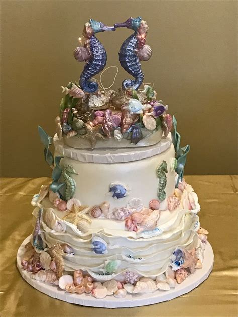 Under The Sea Wedding Cake