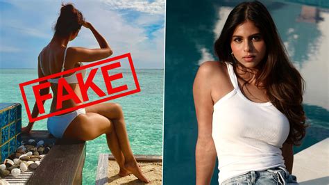 Fact Check News Is That Suhana Khan In White Bikini Heres The Truth 🔎 Latestly