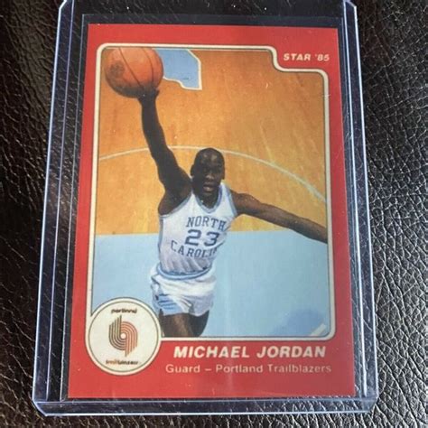 Accessories Rare Michael Jordan Star Company Error Rookie Promo Card Chicago Bulls Poshmark