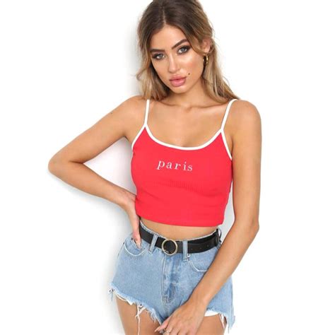 Buy 2018 Summer Sexy Women Camis Cropped Clothes Bra Crop Top Crop Feminino