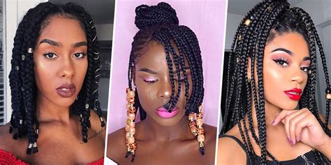 Some of us just want a simpler approach to hairstyling. 11 Pretty Box Braid Hairstyles 2018 - Box Braids Ideas ...
