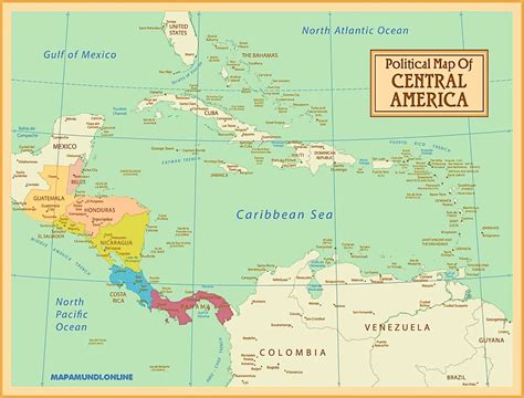 Mapa Politico De Centro America Images And Photos Finder