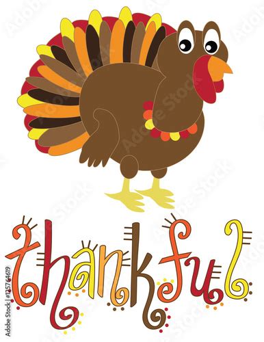 Thankful Turkey Stock Image And Royalty Free Vector Files On Fotolia