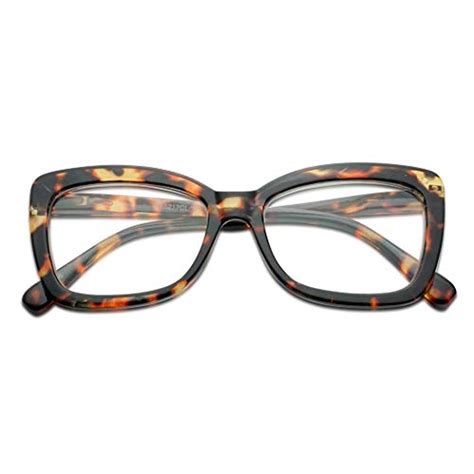 Black 100 Sunglassup Chunky Square Classy Cat Eye Prescription Reading Glasses For Women Power