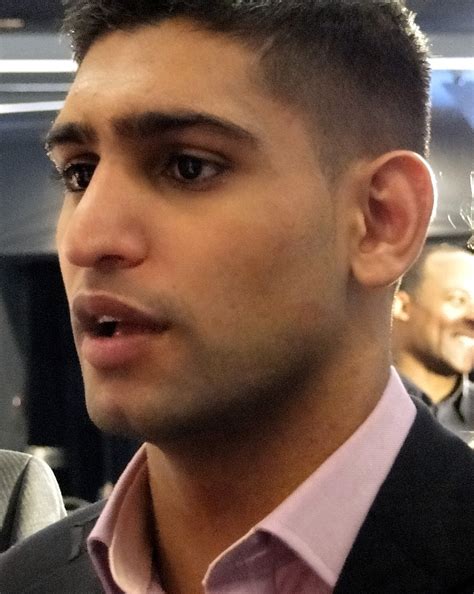 Having boxed at 3 weights, lightweight, welterweight and middleweight with a total of 37 fights, 33 wins and 20 knock outs. Amir Khan (boxer) - Wikipedia