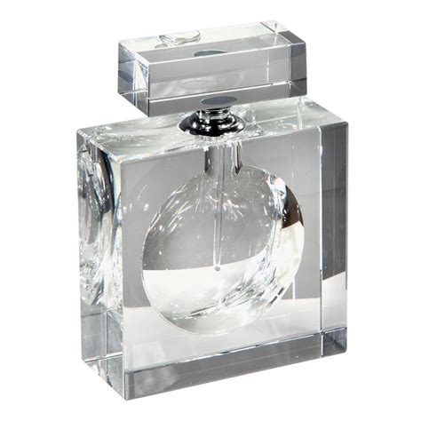 Elegant Large Square Clear Crystal Perfume Bottle Perfume Perfume Bottles Crystal Perfume