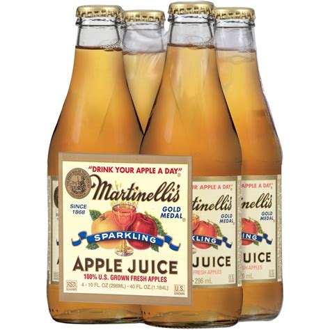 Martinellis Sparkling Apple Juice 4 Ct 10 Fl Oz Shipt