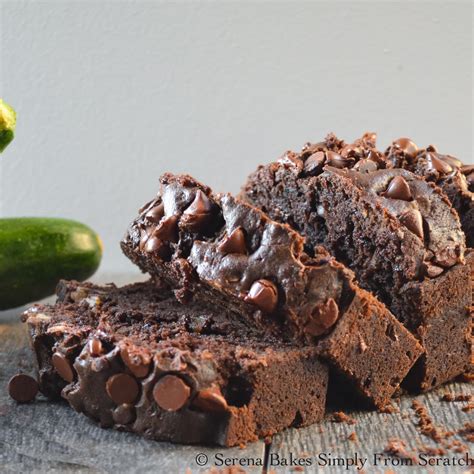 Double Chocolate Zucchini Bread Serena Bakes Simply From Scratch