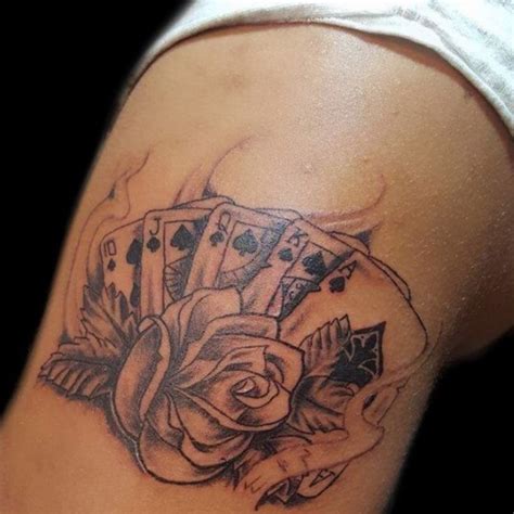 Playing Cards Tattoo By Alex Ivan Done At Main Street Ink Tattoos