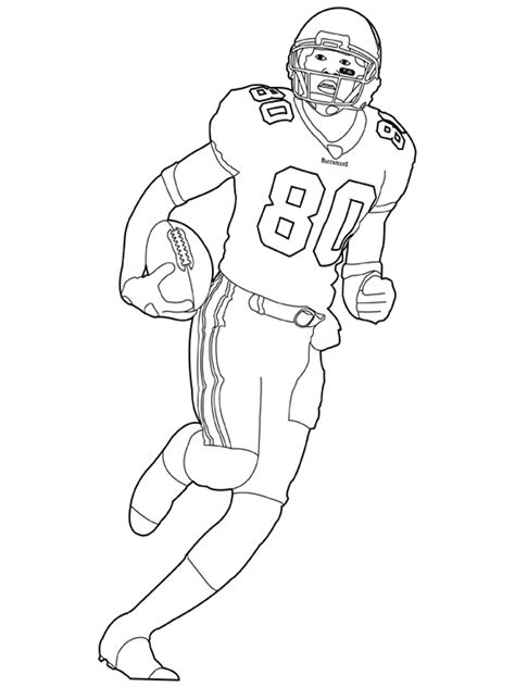 Are there football coloring pages that are free? Football Player coloring pages. Free Printable Football ...