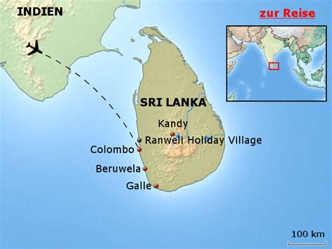Sri lanka is straight out of a dream. LKP15 Ranweli Holiday Village Sri Lanka Asien Karte von ...