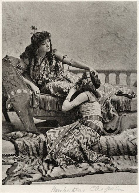 Sarah Bernhardt As Cleopatra Photograph Between 1890 And 1898 Folger
