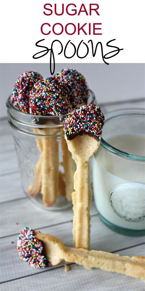 Sugar Cookie Spoons From Princess Pinky Girl Taking Milk And Cookies