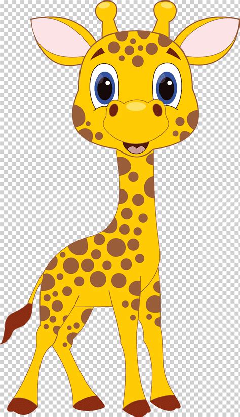Draw Cartoon Baby Giraffe Adorable Cartoon Baby Giraffe In A Pink