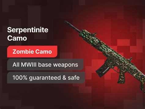 Mw3 Serpentinite Zombie Camo Unlock