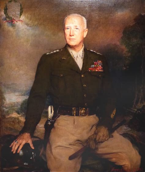 George Patton Portrait George Patton General Did Jr Die Accident Resolution Germany Smith