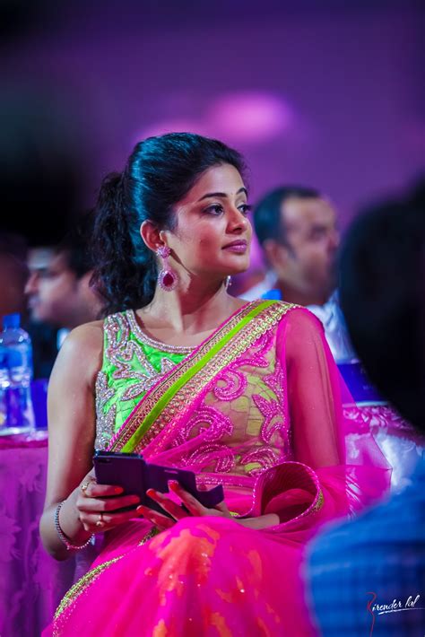 Actress Priyamani In Pink Saree At Siima Awards Stylish Designer