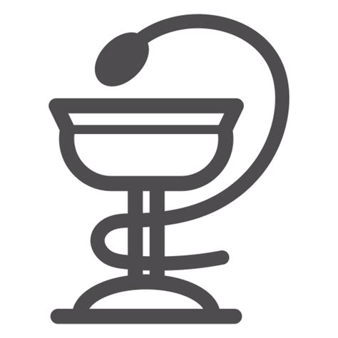 Bowl Of Hygieia Stroke Icon Transparent Png And Svg Vector File
