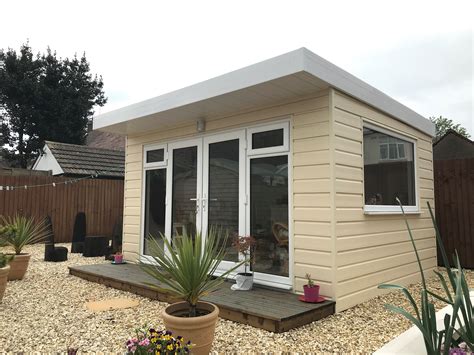 This Stunning Garden Room Has Been Fitted With Freefoam Cream Pvc