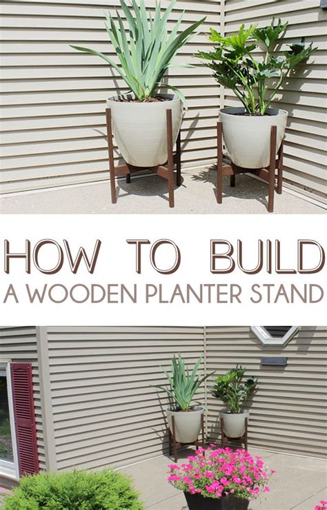 Thank you for reading our project about how to build a tv stand and we recommend you to check out the rest of the projects. Remodelaholic | DIY Wooden Planter Stand | Diy wooden ...