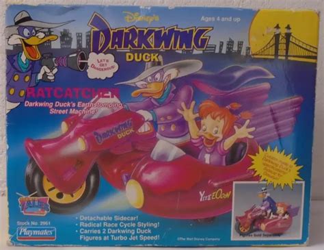Darkwing Duck Ratcatcher Motorcycle With Sidecar Contents Sealed Mib