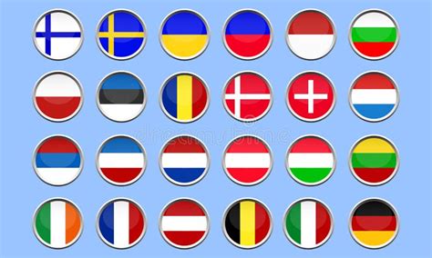 Flags Of European Union Countries Member States Of The European Union