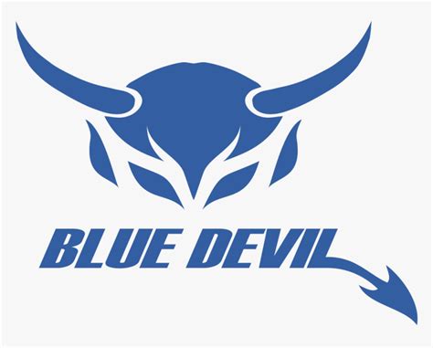 Devil Logo Background With