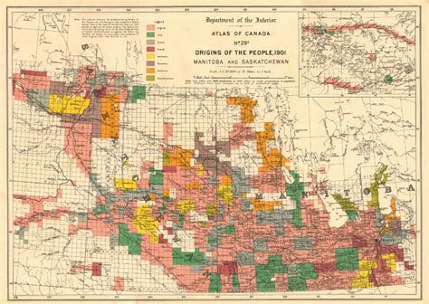 CANADA POPULATION DENSITY 1901 British Columbia And Alberta WHITE