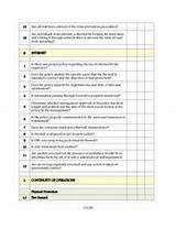 Data Security Audit Checklist Pictures