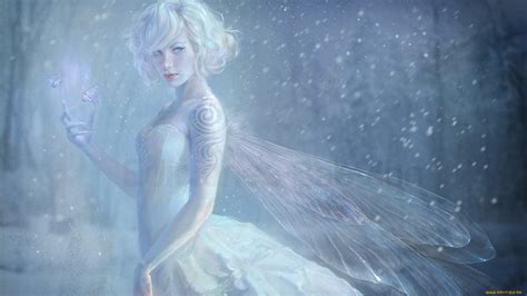 Snow Fairy Full Hd Wallpaper And Background Image 1920x1080 Id336344
