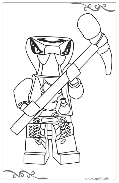 Lego Ninjago Dessins pour colorier en ligne gratuits