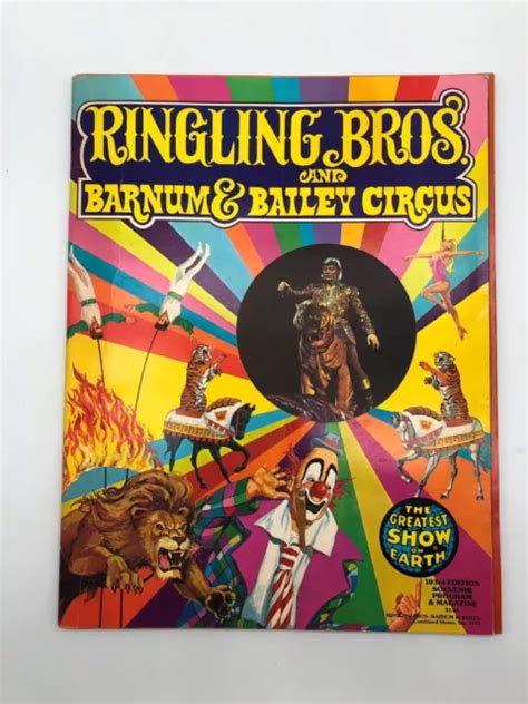 RINGLING BROS AND Barnum Bailey Circus Magazine Program 1973 103e