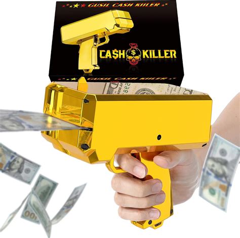 Money Gun Shooter—gusil Cash Cannon Bills Gun Make It Rain