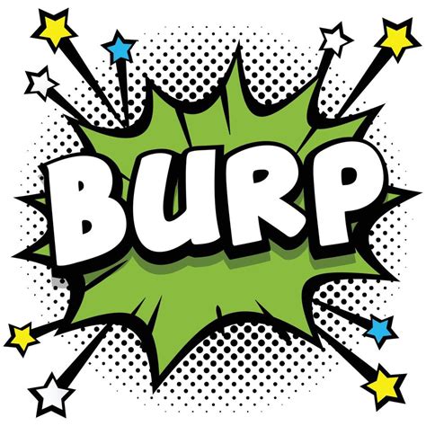 Burp Pop Art Comic Speech Bubbles Book Sound Effects 13042235 Vector Art At Vecteezy