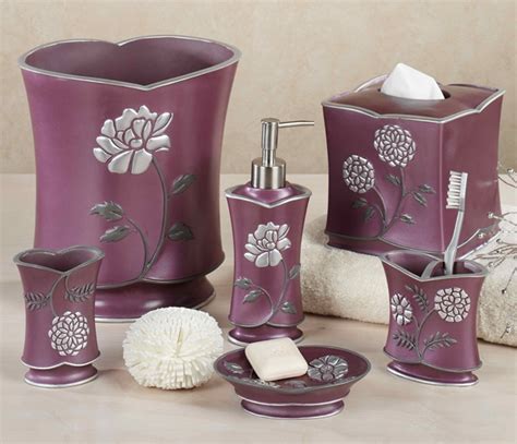 Our stardust glitter accented bath accessories in purple and silver will give your bathroom an updated elegance and sophistication. Elegant & Sophisticated Purple Bathroom Accessories ...