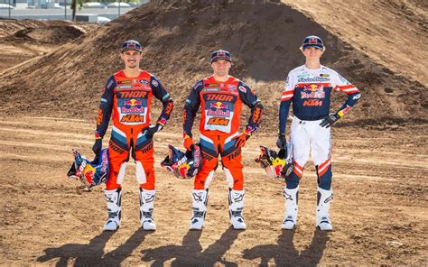 Red Bull Ktm Factory Racing Team Announces A Three Rider Roster For